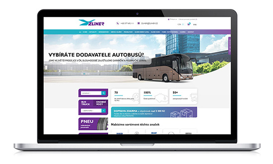 E-shop na notebooku