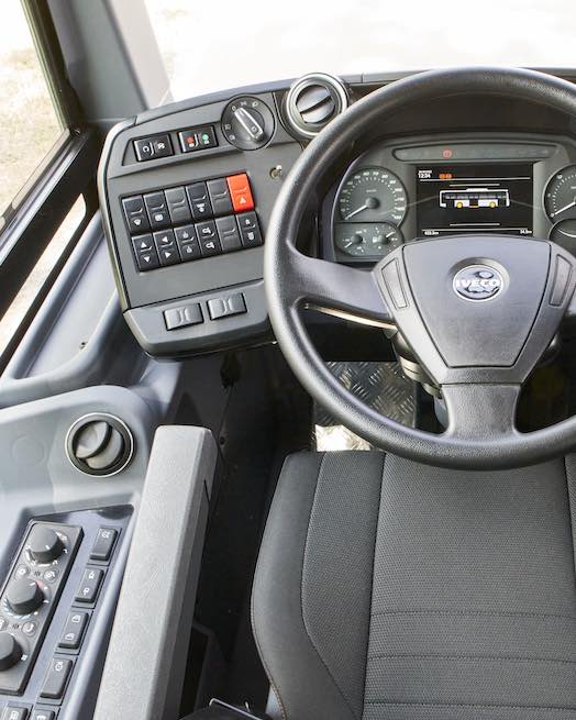 Iveco Urbanway z pohledu řidiče